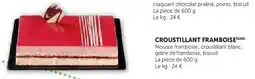 U Express Croustillant framboise offre