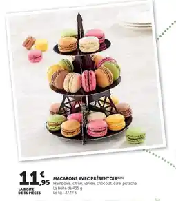 U Express Macarons avec présentoir offre