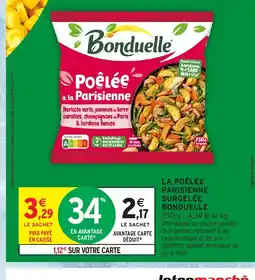 Intermarché Express BONDUELLE La poêlée parisienne surgelée offre