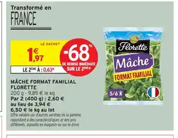 Intermarché Express FLORETTE Mâche format familial offre