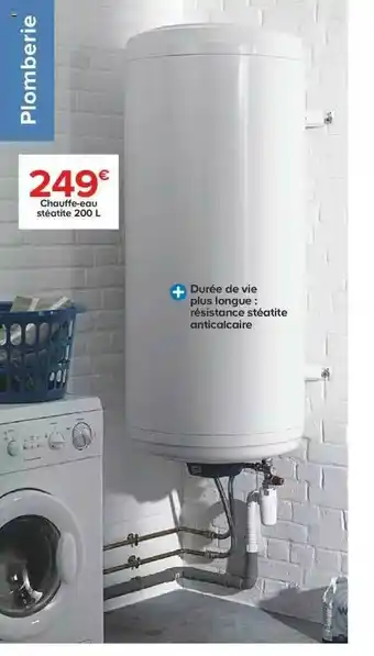 Chauffe-eau Stéatite 200 L