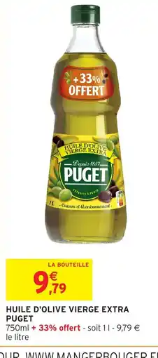 Intermarché Express PUGET Huile d'olive vierge extra offre