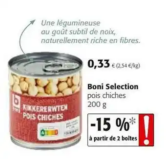Boni Sélection Pois Chiches