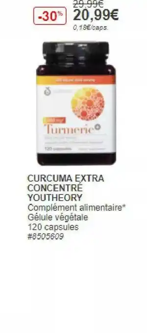 Costco Curcuma Extra Concentré Youtheory offre