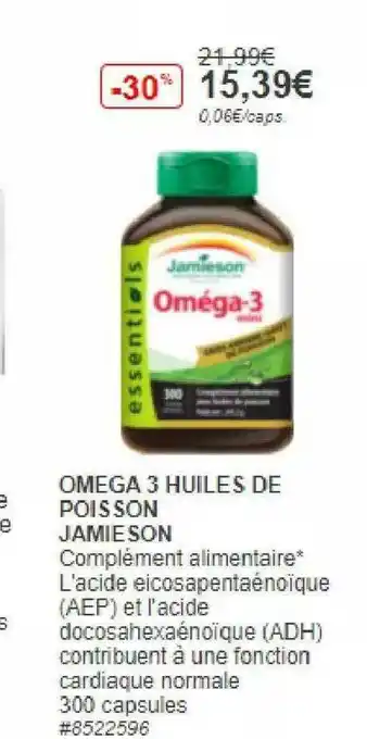 Omega 3 Huiles De Poisson Jamieson