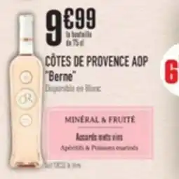 Grand Frais Côtes de provence aop berne offre