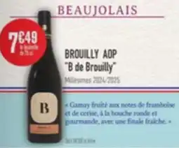 Grand Frais Brouilly aop b de brouilly offre