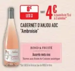 Grand Frais Cabernet d'anjou aoc ambroisie offre
