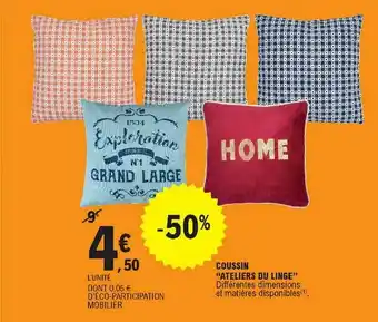 E.Leclerc Coussin offre