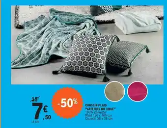 E.Leclerc Coussin Plaid offre