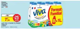 Intermarché Lait Viva Vitamine 1% Format Familial offre