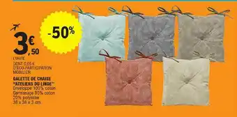 E.Leclerc Galette De Chaise offre