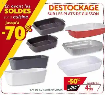 Gifi Plat De Cuisson Au Choix offre