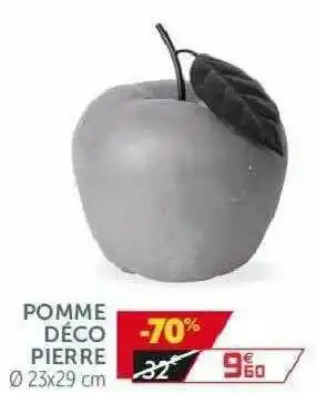Gifi Pomme Déco Pierre offre