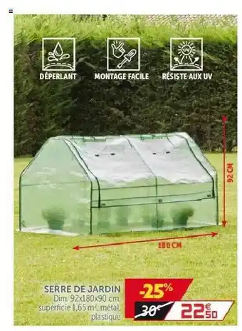 Gifi Serre De Jardin offre