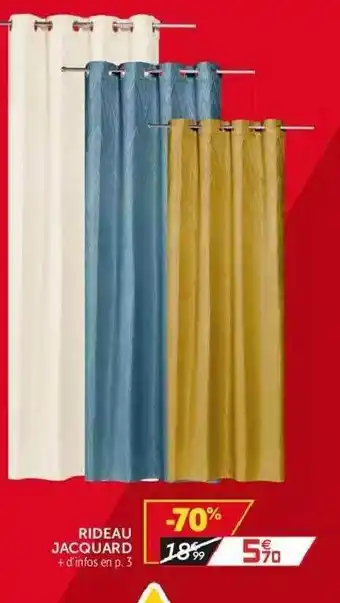 Gifi Rideau Jacquard offre