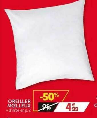 Gifi Oreiller Moelleux offre