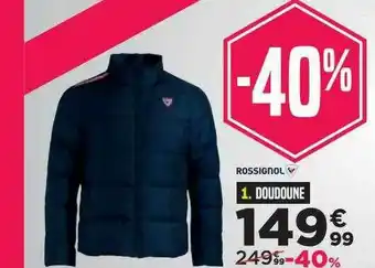 Go Sport Doudoune Rossignol offre