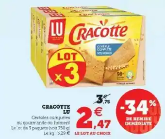 Hyper U Cracotte Lu offre