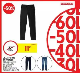 Jean Femme Complices