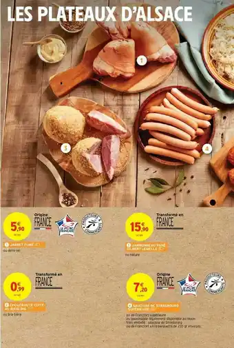 Jarret Fumé, Choucroute Cuite Au Riesling, Jambonneau Pané Gilbert Lemelle, Saucisse De Strasbourg Supérieur