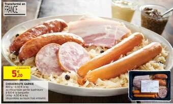 Intermarché Hyper Choucroute Garnie offre