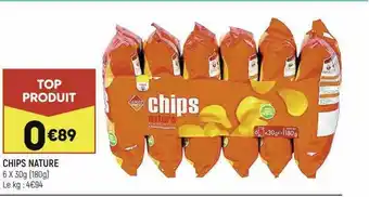 Leader Price Chips Nature offre