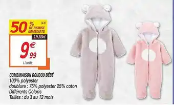 Netto Combinaison Doudou Bébé 50% De Remise Immédiate offre