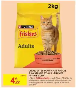 Intermarché FRISKIES CHAT offre