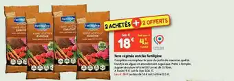 Point Vert Terre Végétale Enrichie Fertiligène offre
