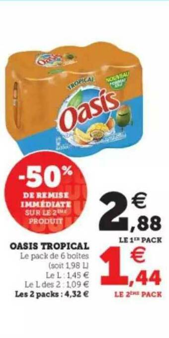 U Express Oasis Tropical offre
