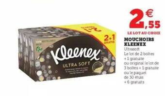 U Express Mouchoirs Kleenex offre