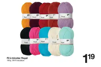 Zeeman Fil à Tricoter Royal offre