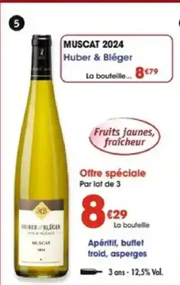 Maximo Muscat 2024 huber & bléger offre