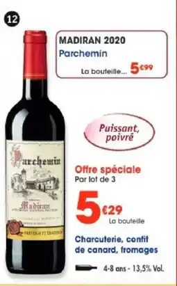 Maximo Madiran 2020 parchemin offre