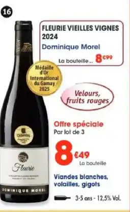 Maximo Fleurie vieilles vignes 2024 dominique morel offre