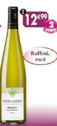 Maximo Riesling grande réserve 2022 huber & bléger offre