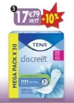 Maximo 30 serviettes extra tena lady discreet offre