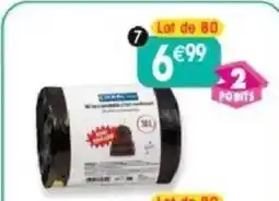 Maximo 80 sacs poubelle à lien coulissant offre