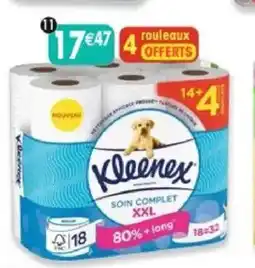 Maximo 14 maxi rouleaux de papier toilette blanc soin complet xxl offre