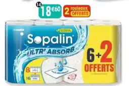 Maximo 6 maxi rouleaux d'essuie-tout blanc ultr'absorb offre
