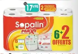 Maximo 6 maxi rouleaux d'essuie tout décoré offre