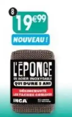 Maximo Éponge lavable en acier inoxydable offre