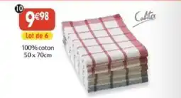 Maximo Lot de 2 x 3 torchons carreaux offre