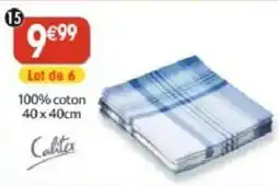 Maximo 6 mouchoirs offre