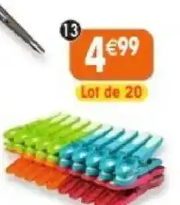 Maximo 20 pinces à linge offre
