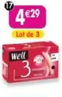 Maximo 3 paires de collants trio well offre