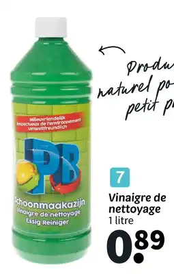 Wibra Pb vinaigre de nettoyage offre