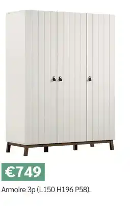 Meubles Crack Armoire 3p offre