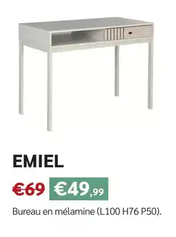 Meubles Crack Bureau en mélamine emiel offre